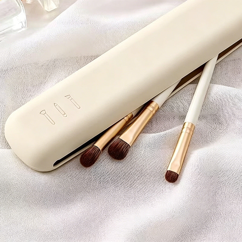 Magnetic Closure Silicone Brush Storage Case
