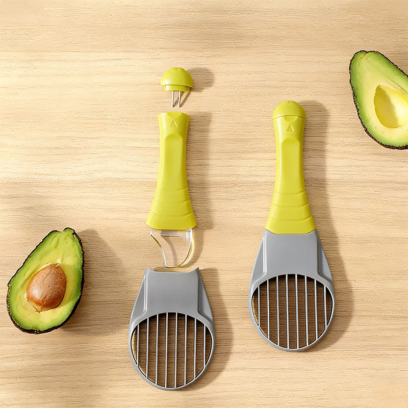 3-in-1 Avocado Tool – Cutter, Pitter & Slicer