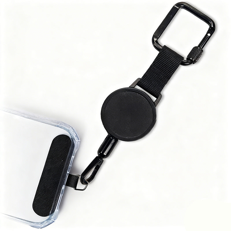 Portable Retractable Phone Lanyard with Anti-Theft Design
