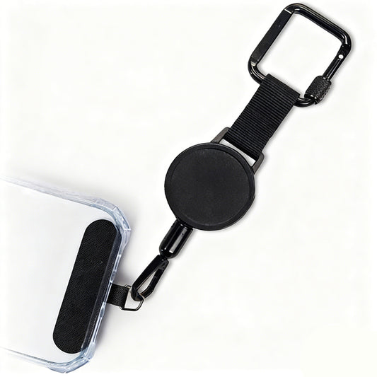 Portable Retractable Phone Lanyard with Anti-Theft Design