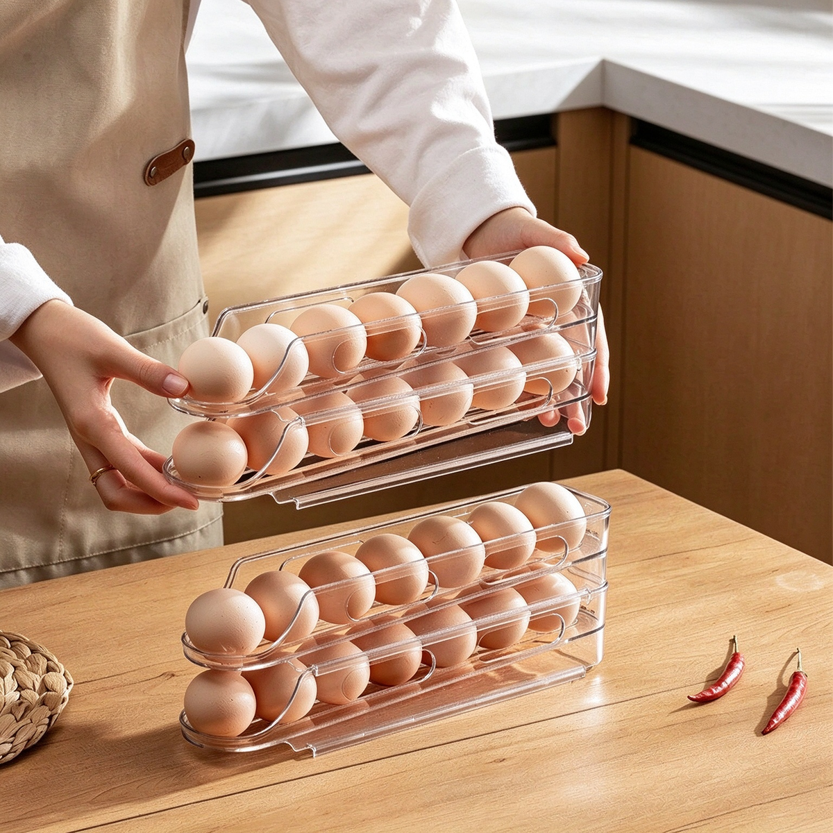 Stackable Egg Storage Organizer