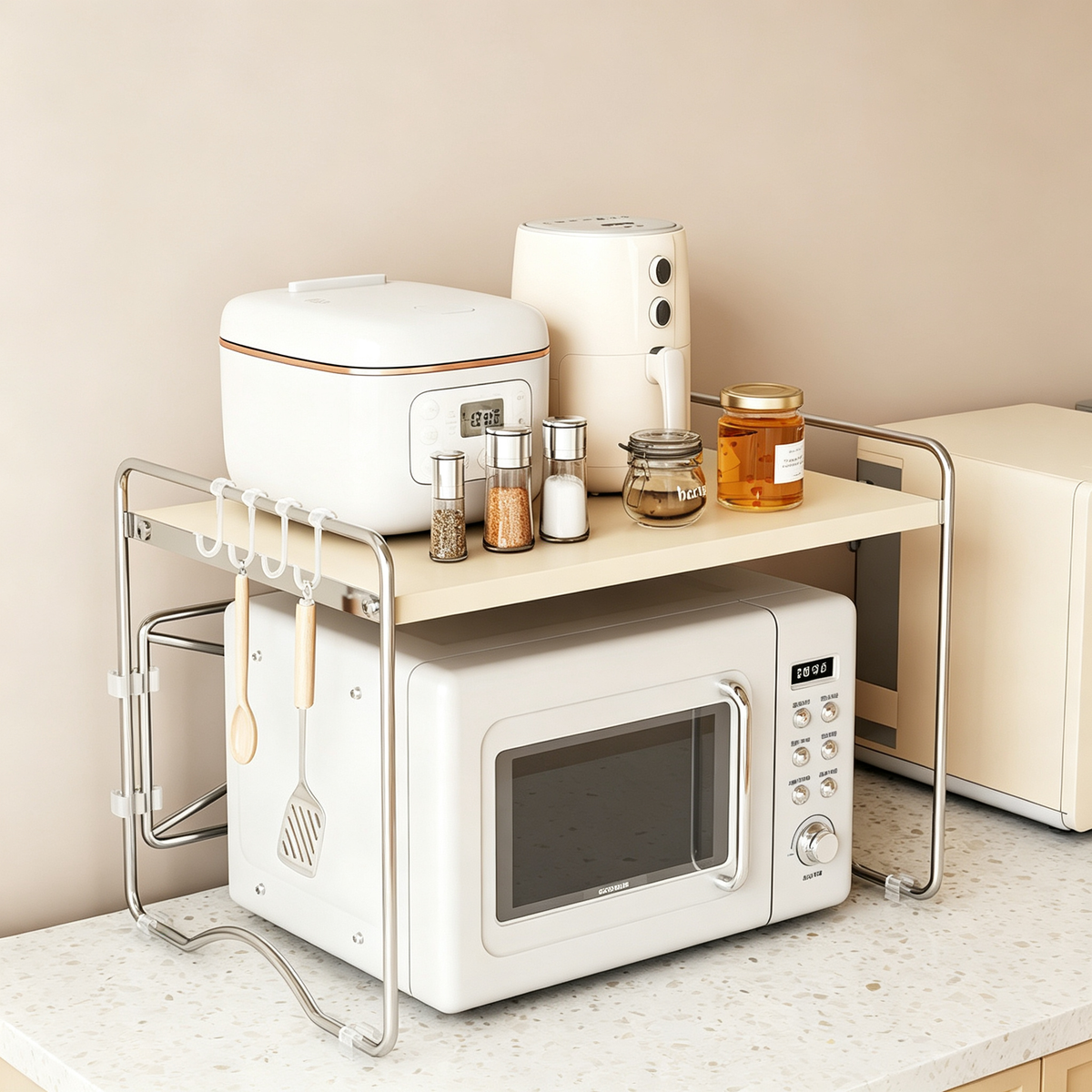 Microwave Storage Rack