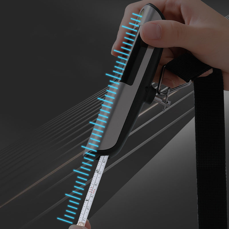 Portable Digital Luggage Scale with Measuring Tape