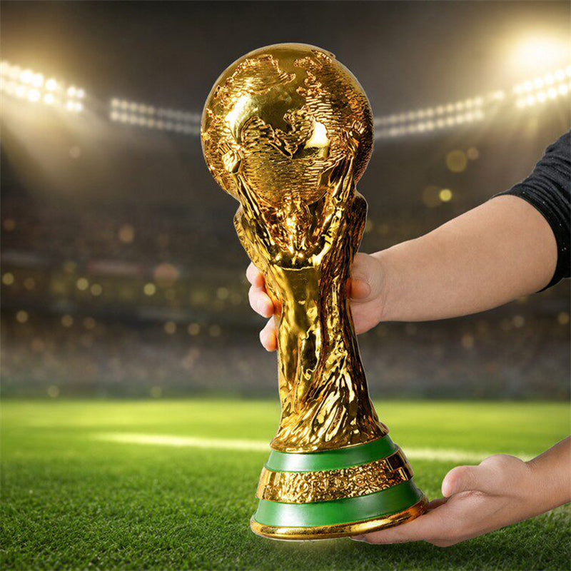 Golden Championship Trophy Replica Resin Display Statue