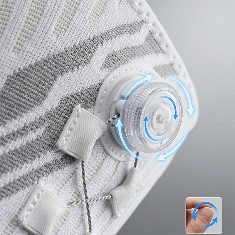 Dial Adjustable Knee Brace with Silicone Cushion Support