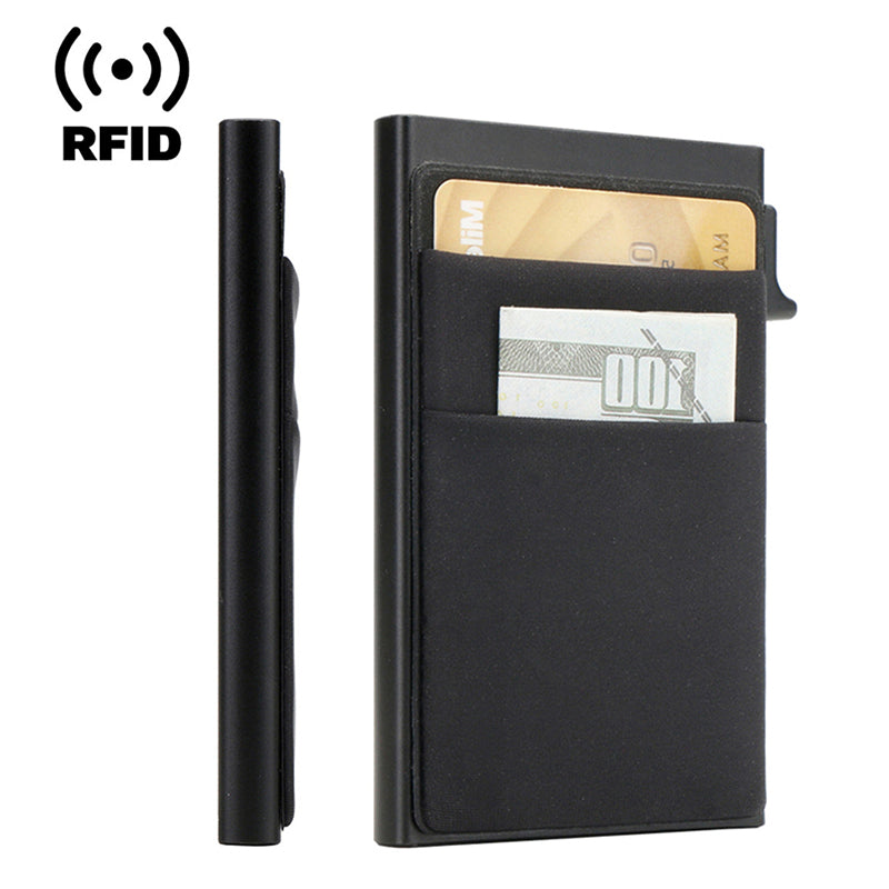 RFID Blocking Pop Up Card Holder Wallet
