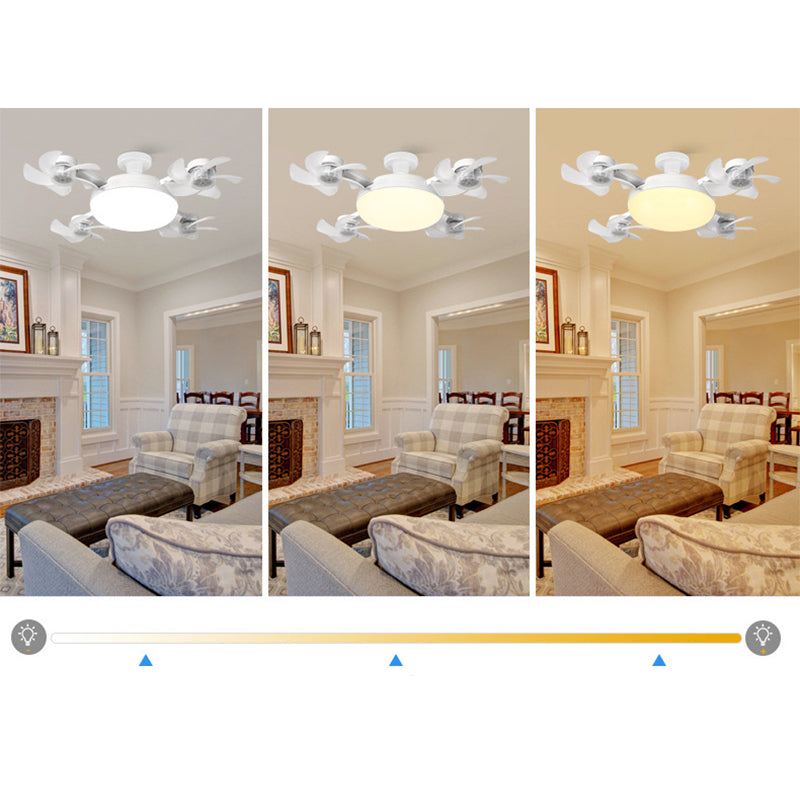 Smart 2-in-1 Ceiling Fan Light with Remote & Foldable Design