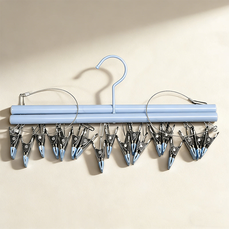 Stainless Steel Double-Layer Drying Rack | No-Mark Organizer for Hats & Intimates