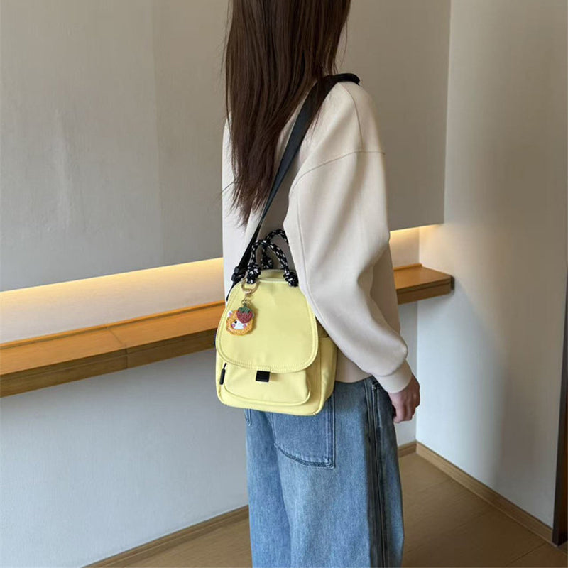 Convertible Mini Backpack – Handheld, Crossbody & Backpack