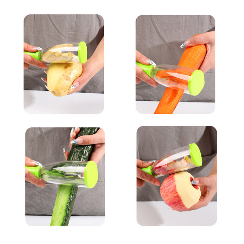 Storage Peeler – Double-Sided Stainless Steel Blade