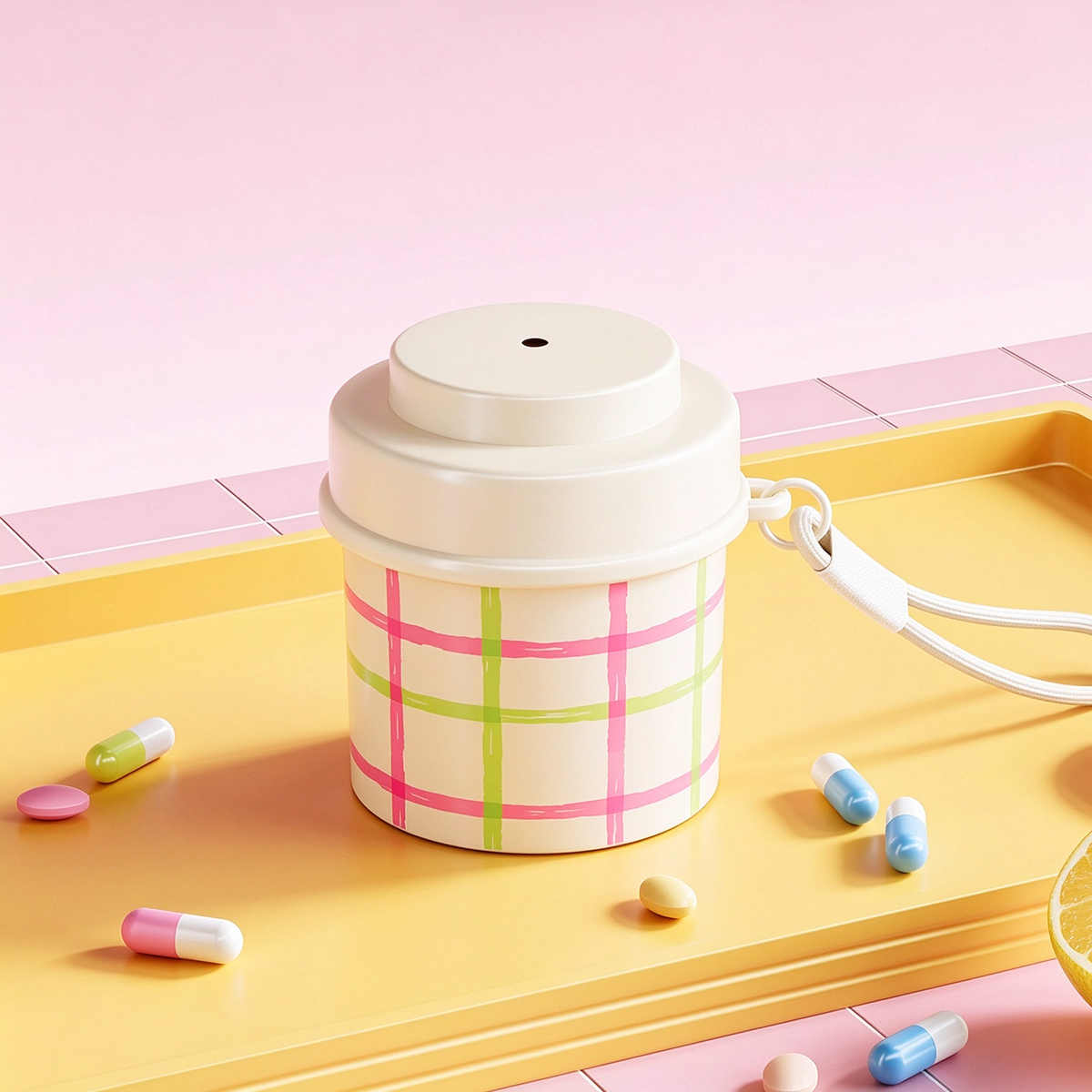 Portable Travel Pill Organizer