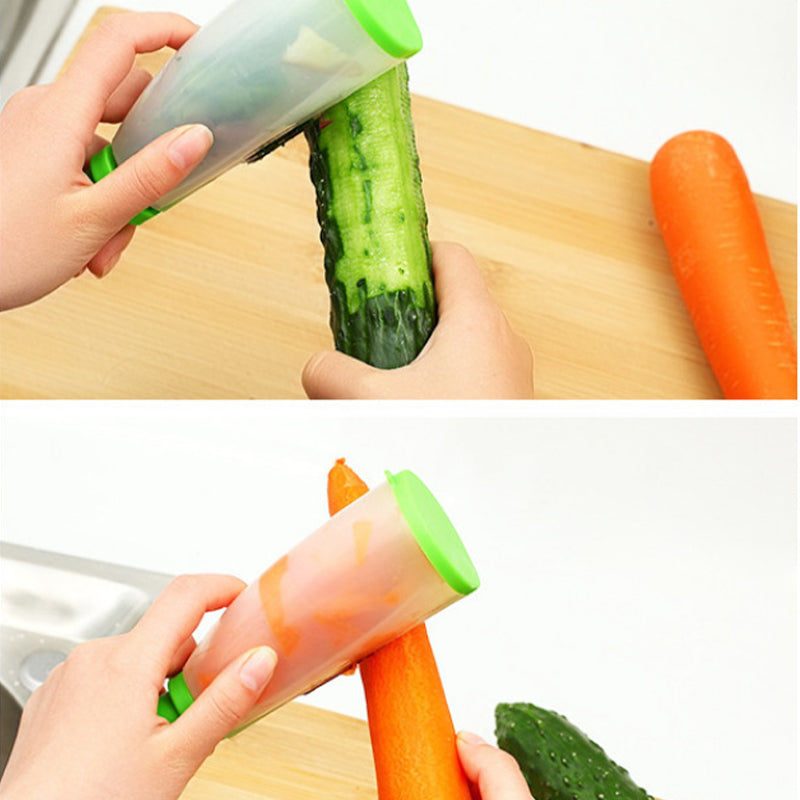 Storage Peeler – Double-Sided Stainless Steel Blade