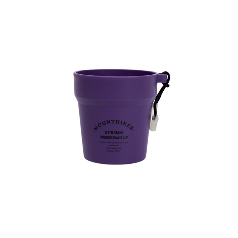Stackable Camping Cup Set with Glow-in-the-Dark Handles