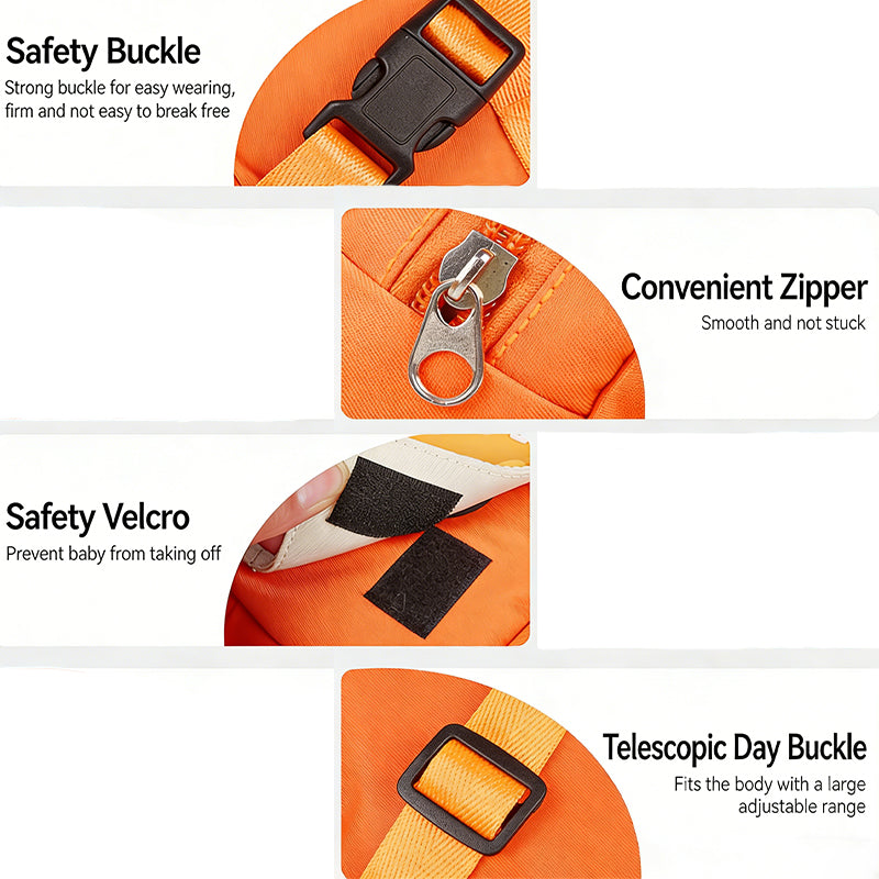 All-in-One Dog Walking Backpack Leash with Storage & Hidden Poop Bag Dispenser