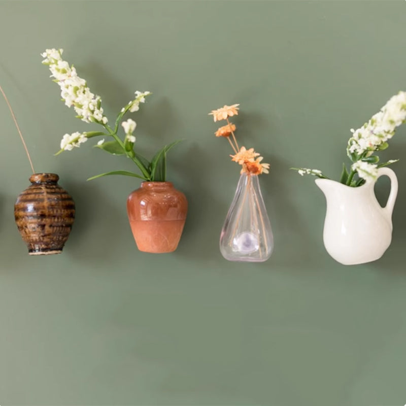 Magnetic Mini Vase for Fridge & Metal Surfaces