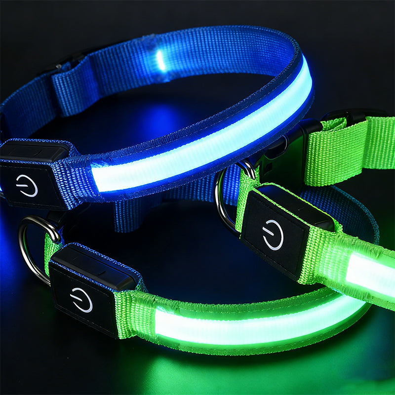 High-Visibility Waterproof LED Glow Collar
