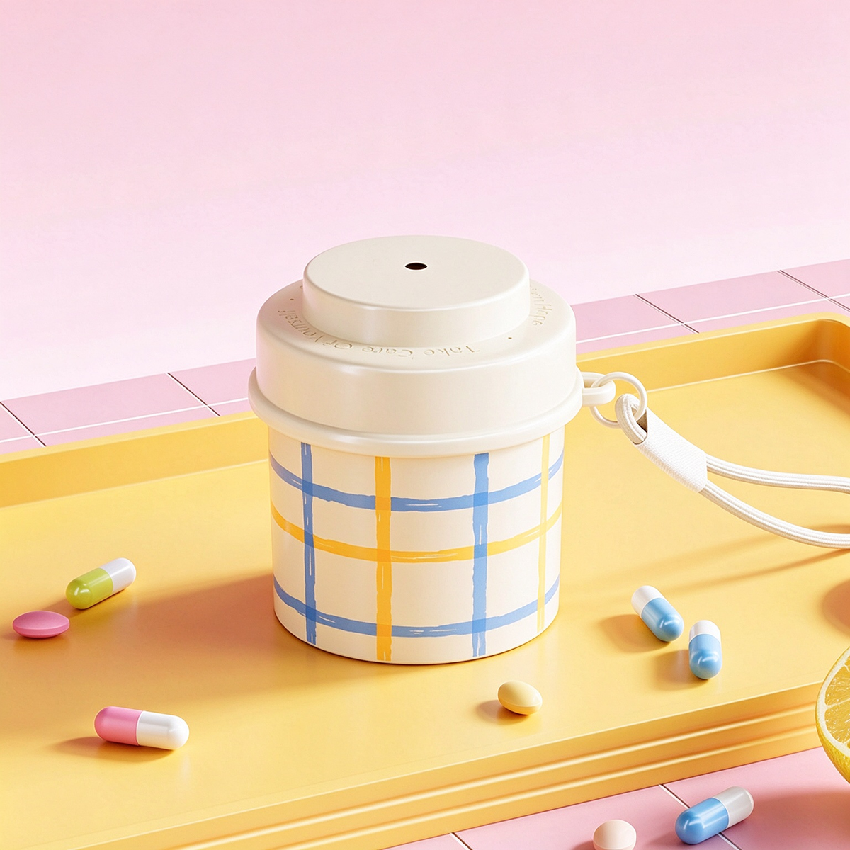 Portable Travel Pill Organizer