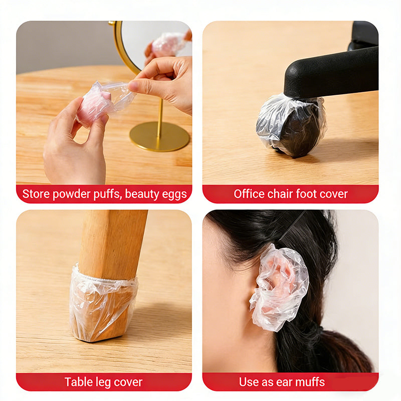 Disposable universal luggage wheel anti-dirt protective cover