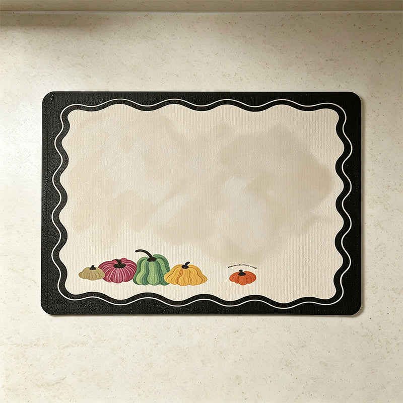 Premium Nappa Leather Quick-Dry Dish Drying Mat