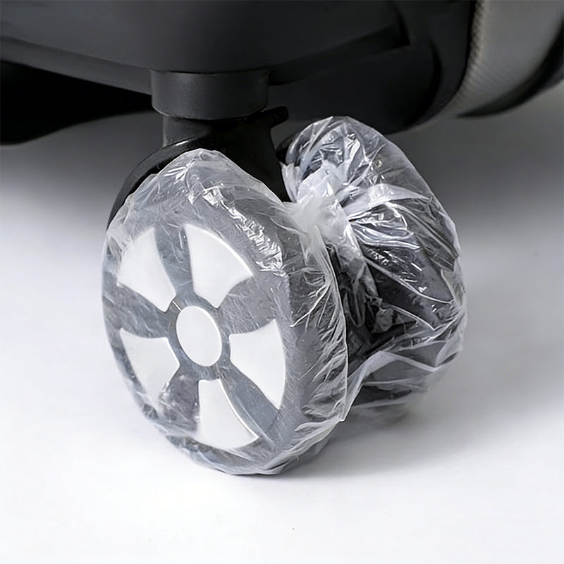 Disposable universal luggage wheel anti-dirt protective cover