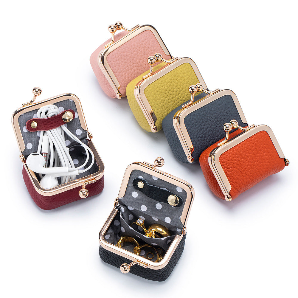 Mini Leather Jewelry Pouch