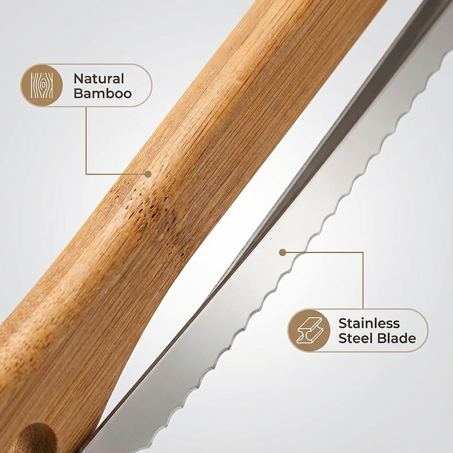 Premium Adjustable Slicing Bread Knife