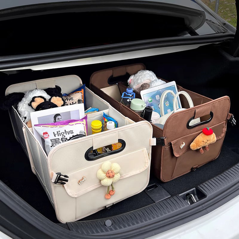 Foldable Car Storage Bin – Large-Capacity Trunk Organizer