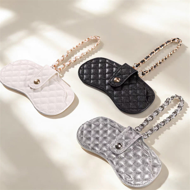 Luxury Quilted Bag Charm Sunglasses Case