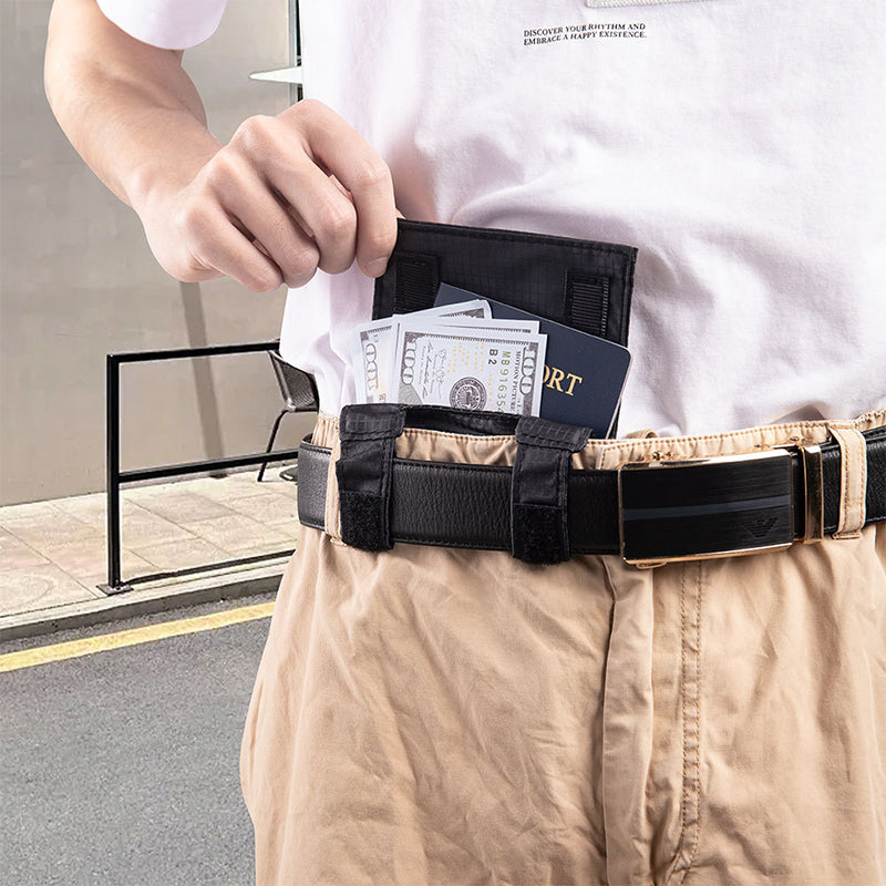 Invisible Anti-Theft Waist Wallet – Slim & Secure Storage