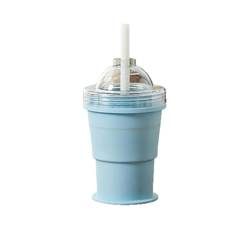 Foldable Ice Ball Cup – 2-in-1 Ice Maker & Drinking Bottle