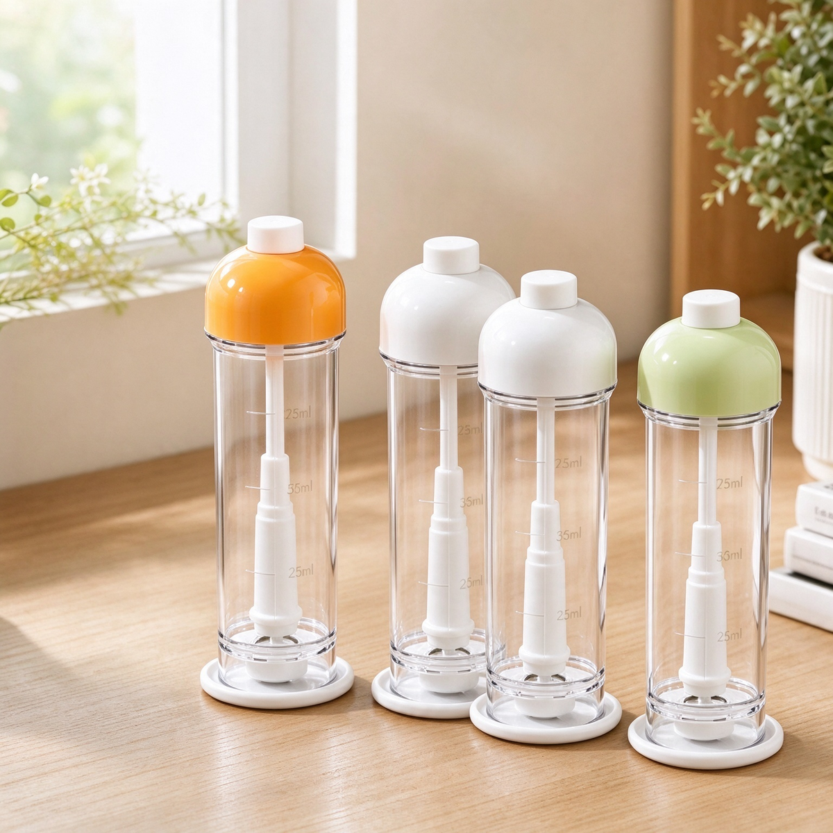 Downward-Spray Oil Dispenser