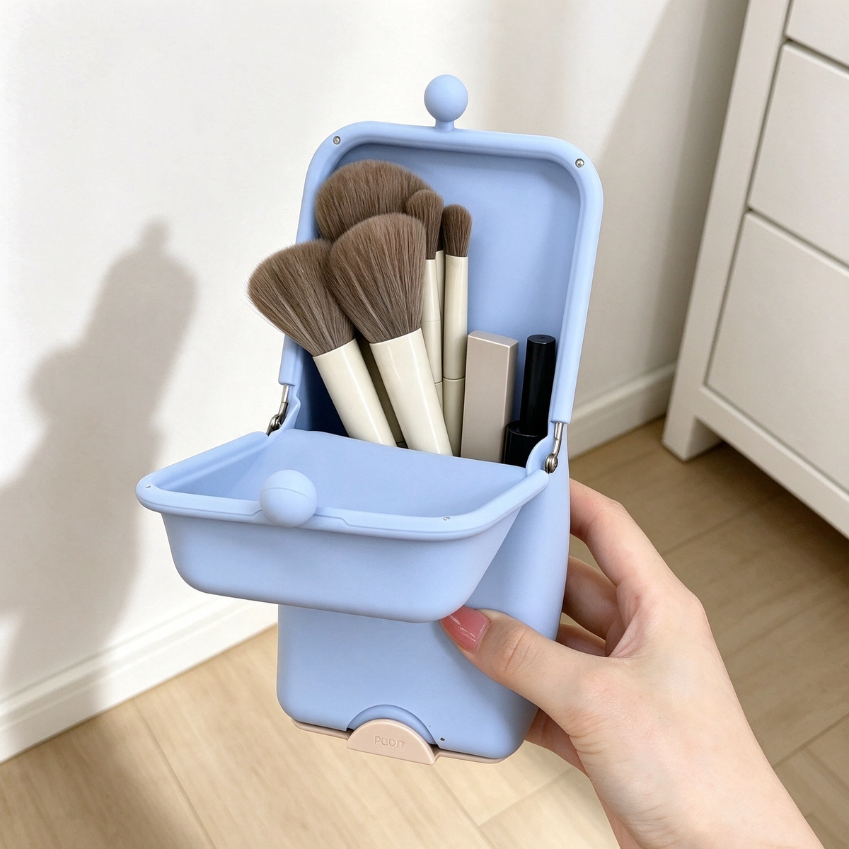 Makeup Brush Organizer Pouch