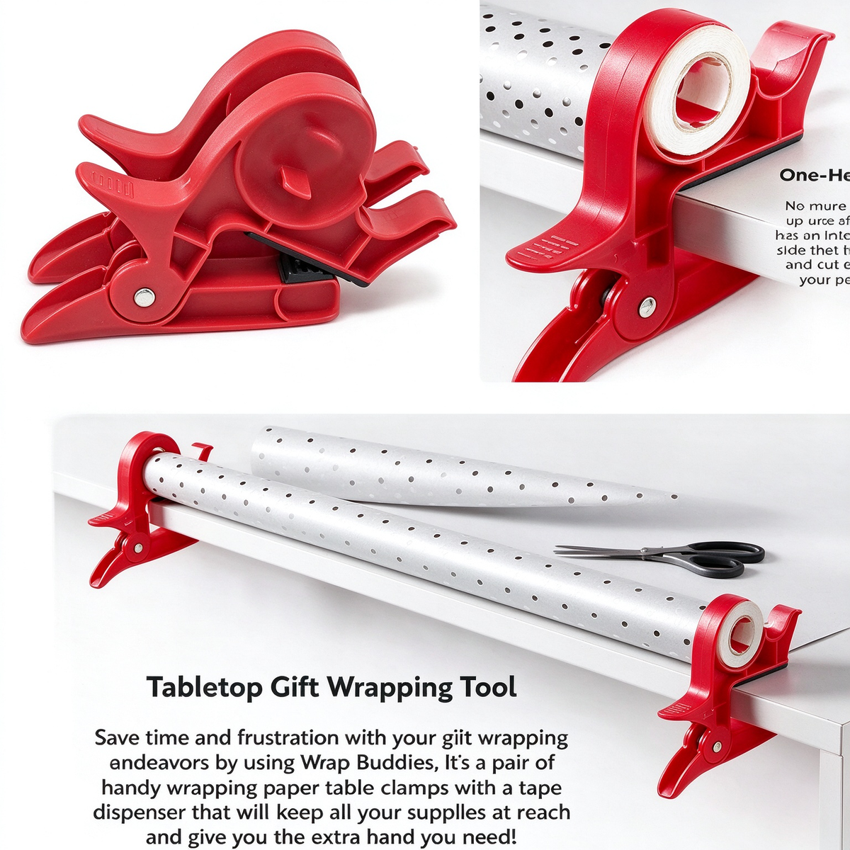 Tabletop Gift Wrapping Tape Dispenser