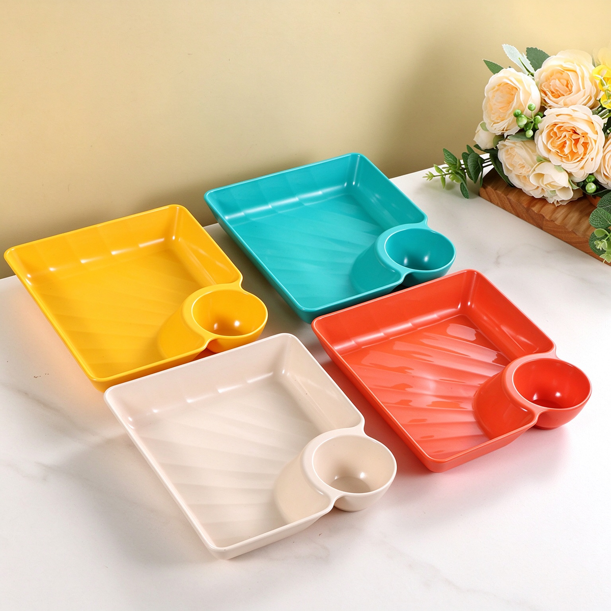 Practical Sauce Divider Plate