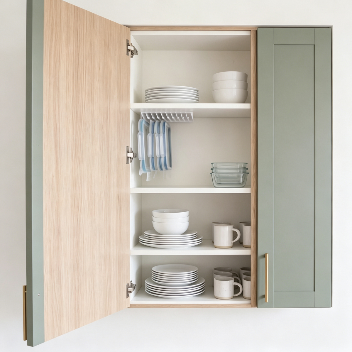 Container Lid Storage Rack