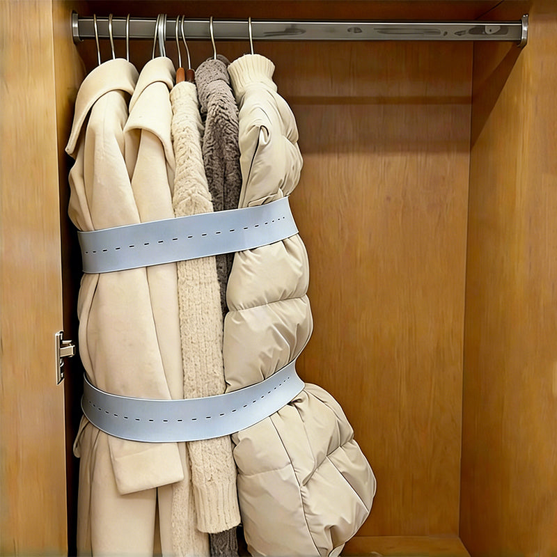 Multi-Hole Adjustable Compression Clothing Storage Straps