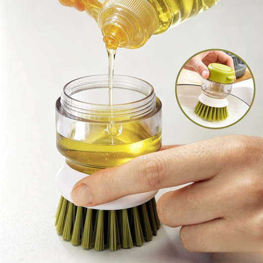 3-in-1 Liquid Dispensing Dish Brush