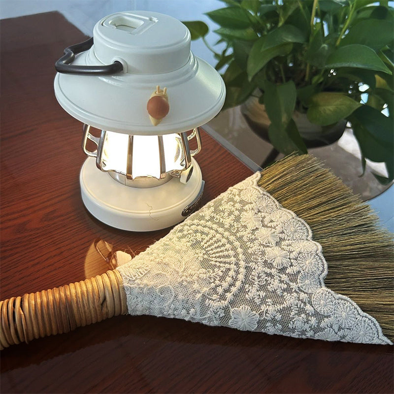 Natural Reed Mini Broom – Soft, Dense, and Lightweight