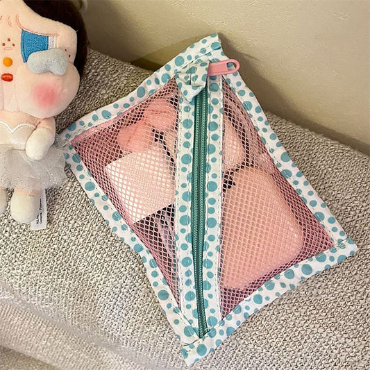 Angled Mesh Storage Bag