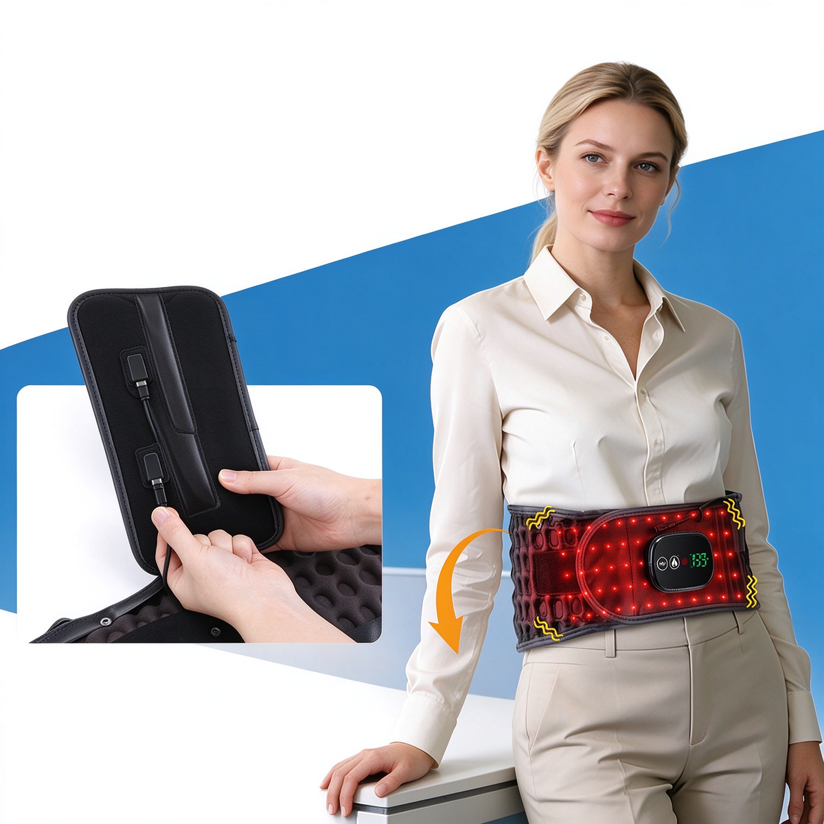 Comfortable Lumbar Support Belt