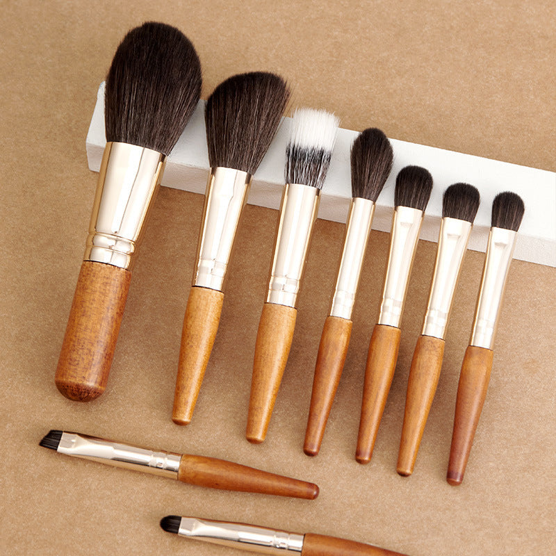 Mini Portable Makeup Brush Set – 9PCS with PU Case