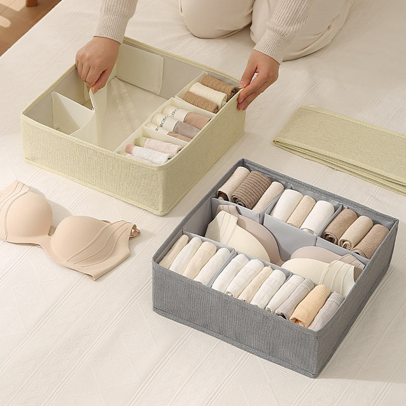 3-in-1 Adjustable Foldable Drawer Organizer