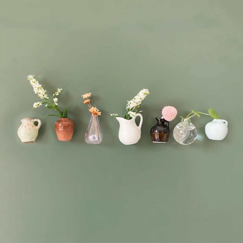 Magnetic Mini Vase for Fridge & Metal Surfaces