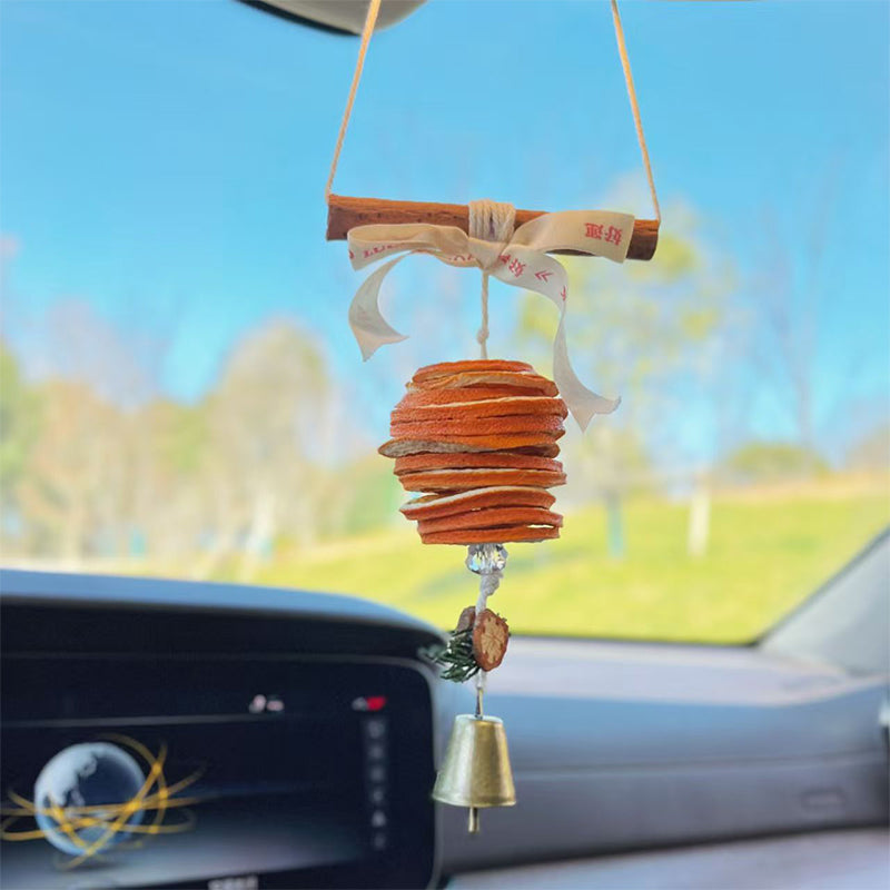 Natural Orange Car Hanging Ornament with Essential Oil