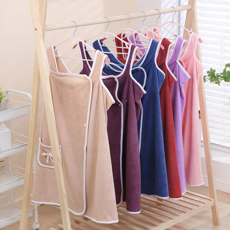 Wearable Bath Towel – Soft, Absorbent & Hands-Free