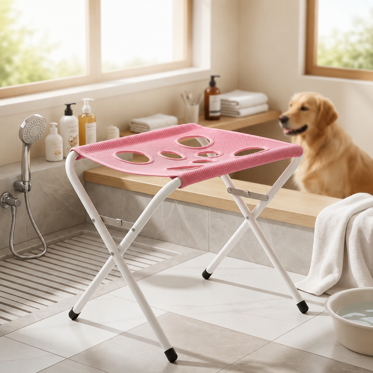 Pet Bath Support Chair