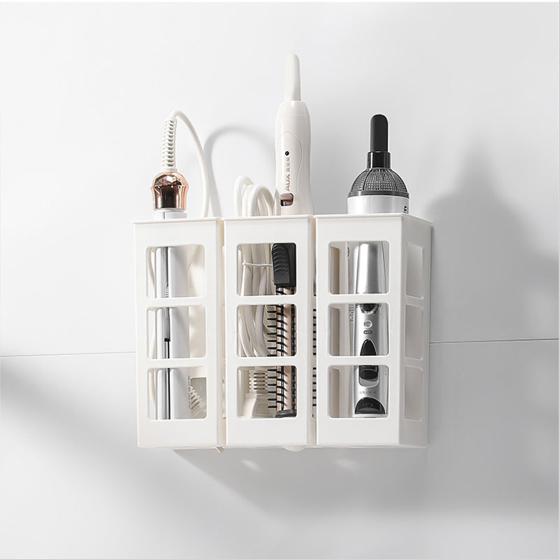 Wall-Mounted Curling Iron Organizer