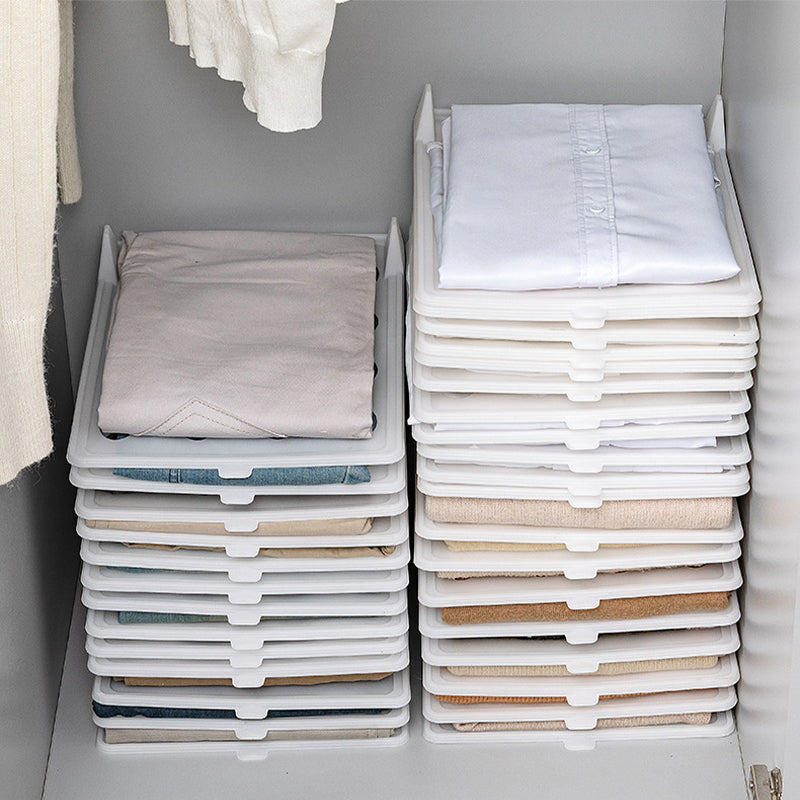 Stackable Clothes Organizer Board – Wrinkle-Free Storage