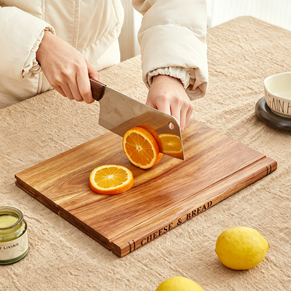 Wooden Book Cutting Board