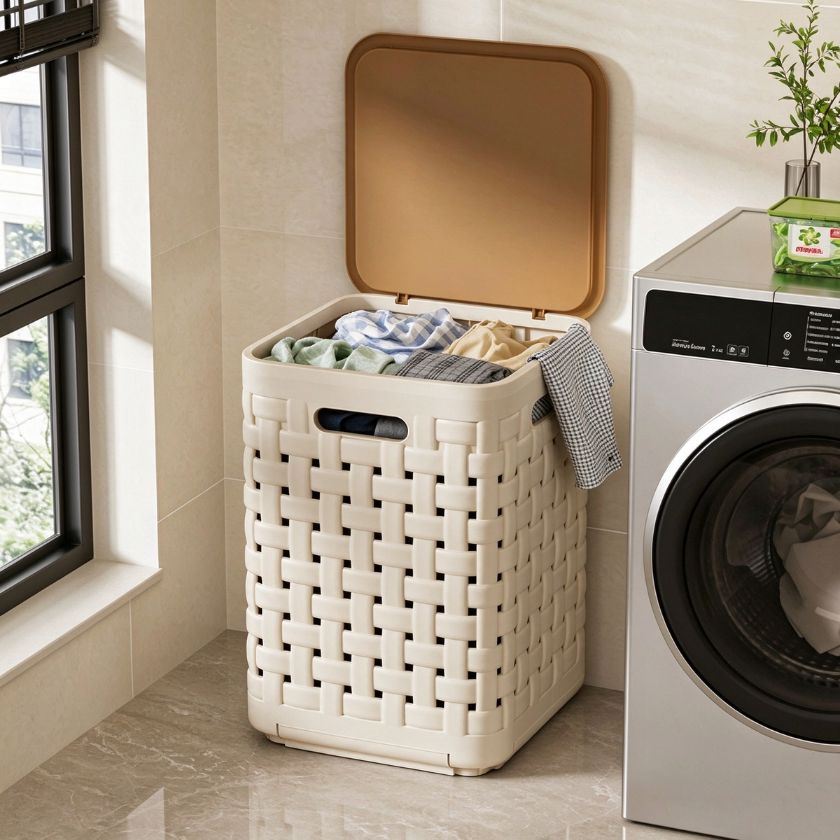 Laundry Hamper Less Clutter  Better Laundry